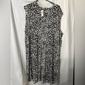 24/7 (Maurice’s) brand leopard print sleeveless dress NWT size 2X